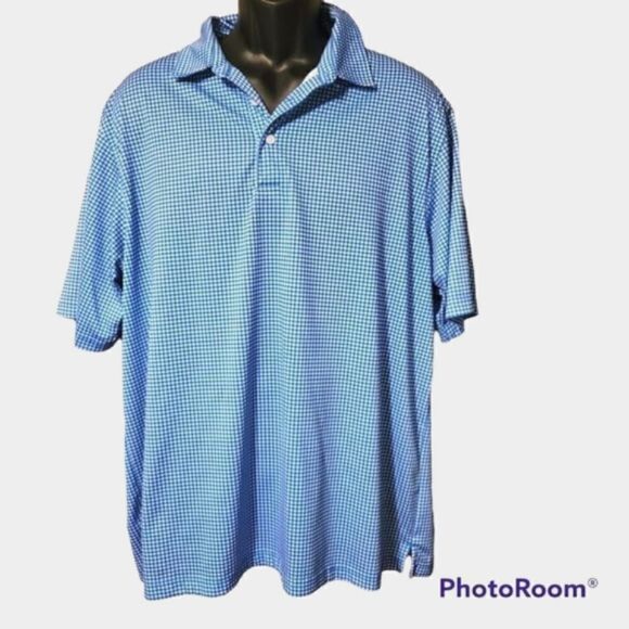 Walter Hagen Essentials Blue Golf Polo - Picture 1 of 7